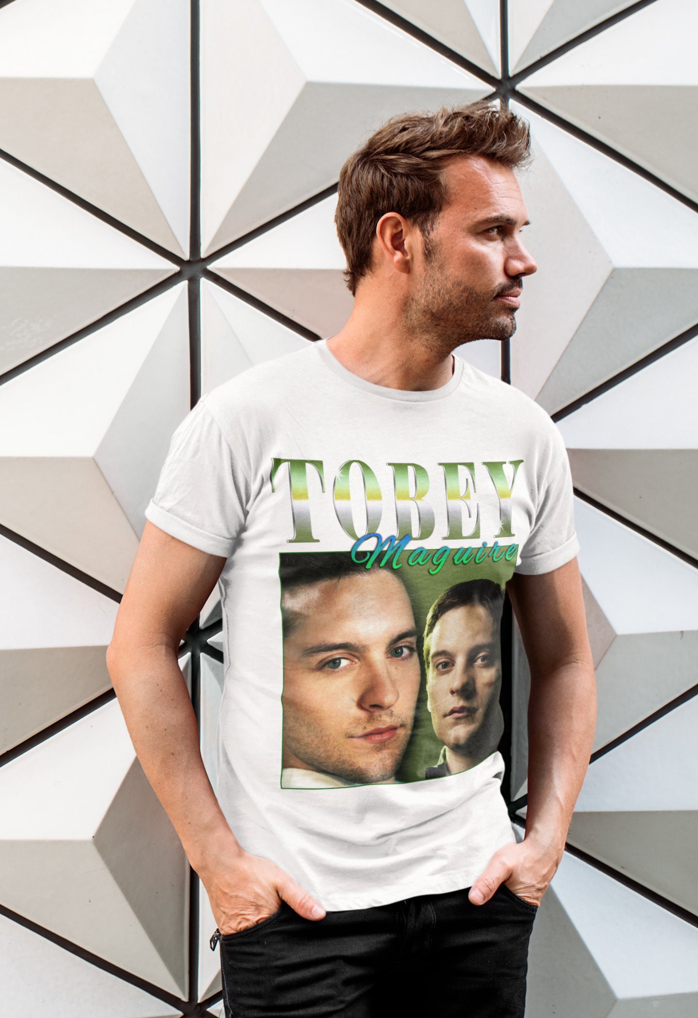 Tobey Maguire Shirt Homage Vintage Retro Unisex T-Shirt Tobey Maguire Shirt Homage Vintage Retro Unisex T-Shirt