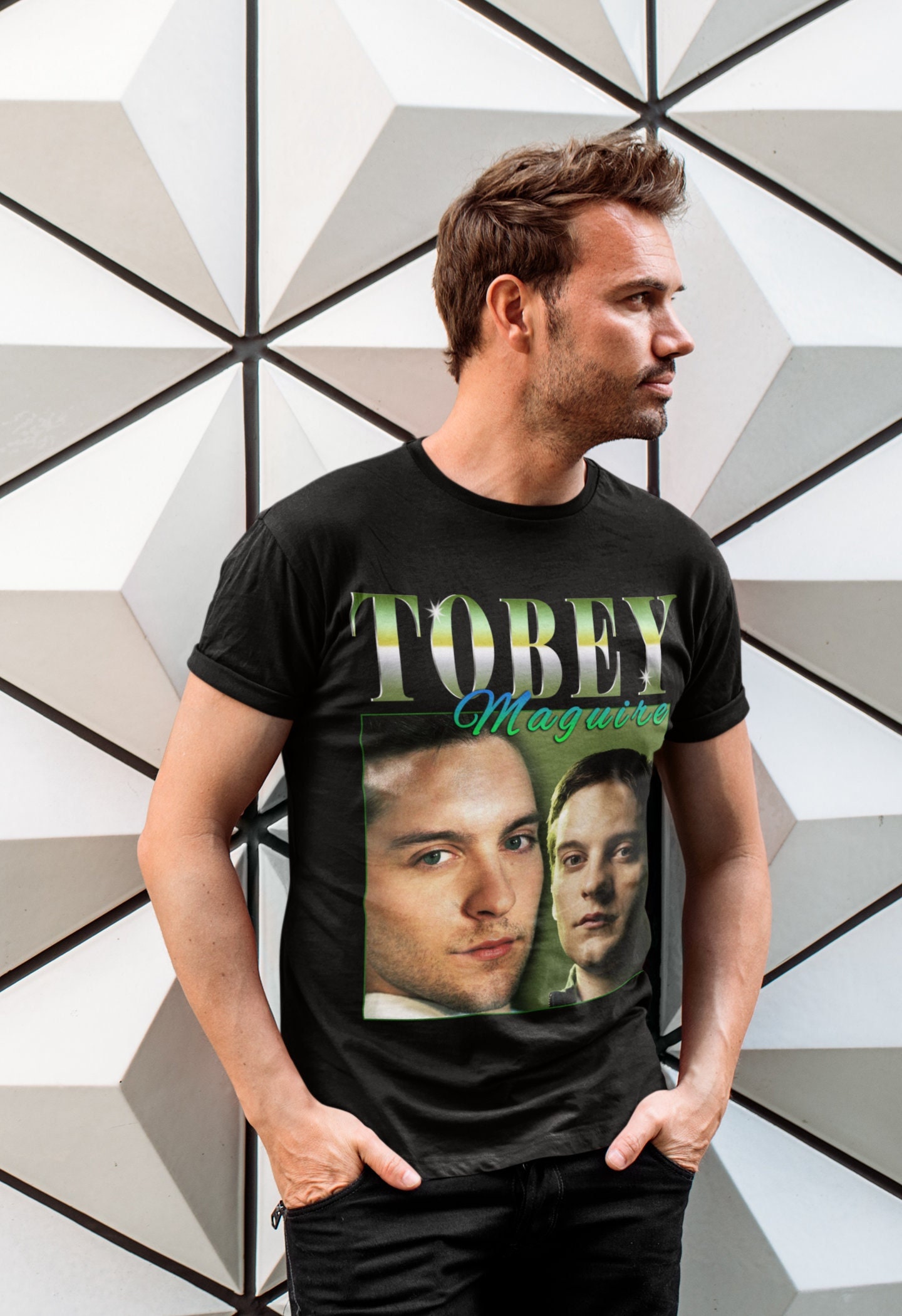 Tobey Maguire Shirt Homage Vintage Retro Unisex T-Shirt Tobey Maguire Shirt Homage Vintage Retro Unisex T-Shirt