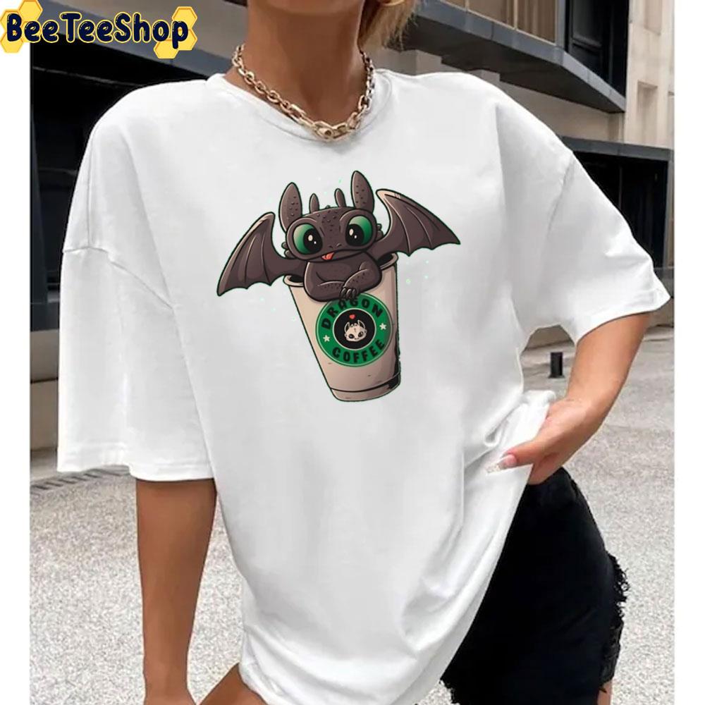 Toothless Dragon Coffee How To Train Your Dragon Unisex T-Shirt Toothless Dragon Coffee How To Train Your Dragon Unisex T-Shirt