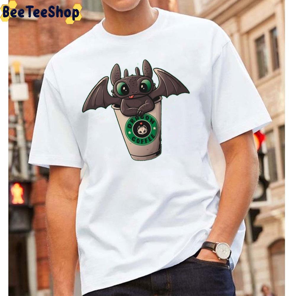 Toothless Dragon Coffee How To Train Your Dragon Unisex T-Shirt Toothless Dragon Coffee How To Train Your Dragon Unisex T-Shirt