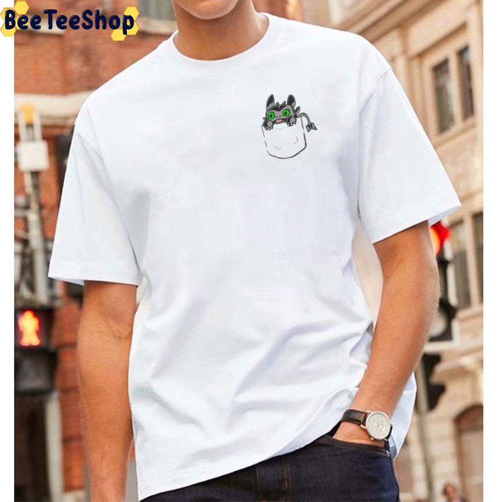Toothless Dragon Pocket How To Train Your Dragon Unisex T-Shirt Toothless Dragon Pocket How To Train Your Dragon Unisex T-Shirt