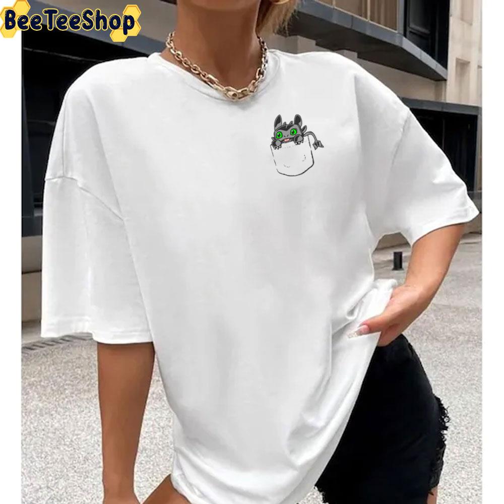 Toothless Dragon Pocket How To Train Your Dragon Unisex T-Shirt Toothless Dragon Pocket How To Train Your Dragon Unisex T-Shirt