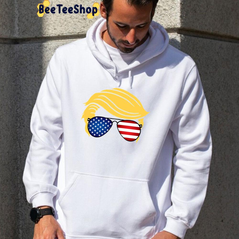Trump American Flag Glass Unisex T-Shirt Trump American Flag Glass Unisex T-Shirt