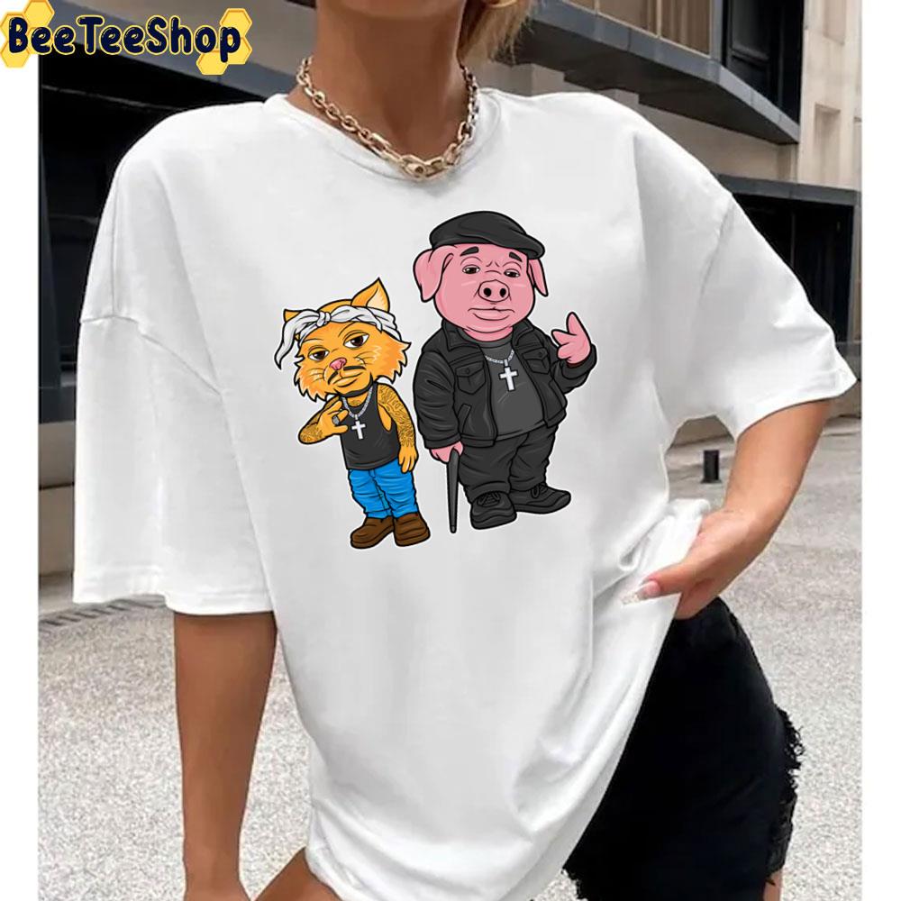 Tucat & Piggie Biggie Rapper Unisex T-Shirt Tucat & Piggie Biggie Rapper Unisex T-Shirt