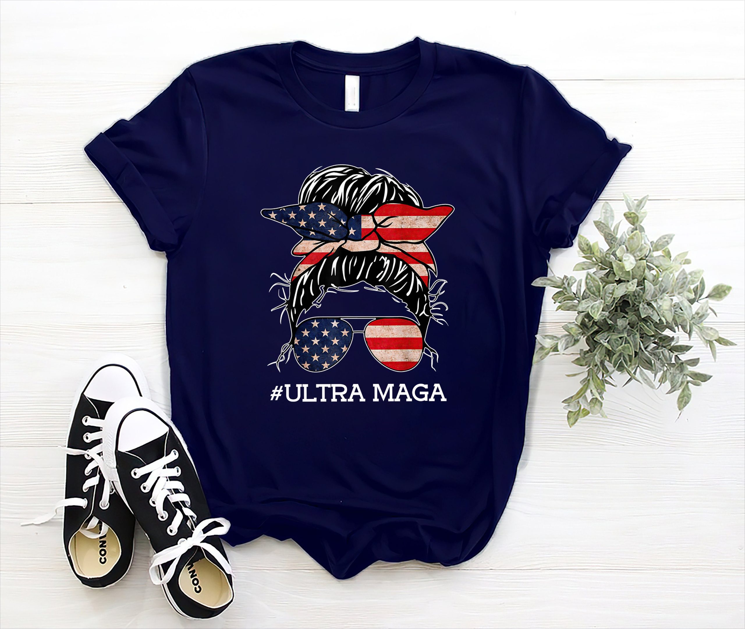 Ultra Maga King Donald Trump Girl American Flag Unisex Shirt Ultra Maga King Donald Trump Girl American Flag Unisex Shirt