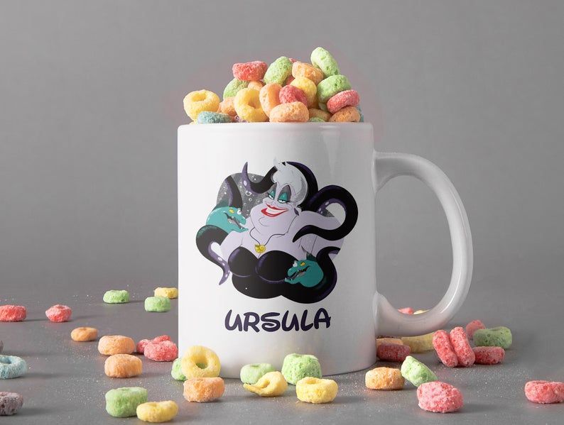 Ursula Sea Witch Mug Little Mermaid Mug Disney Coffee Mug Premium Sublime Ceramic Coffee Mug White Ursula Sea Witch Mug Little Mermaid Mug Disney Coffee Mug Premium Sublime Ceramic Coffee Mug White