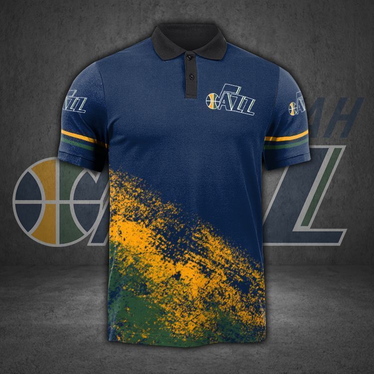 Utah Jazz All Print 3d Polo T-shirt All Over Print Shirt 3d T-shirt Utah Jazz All Print 3d Polo T-shirt All Over Print Shirt 3d T-shirt