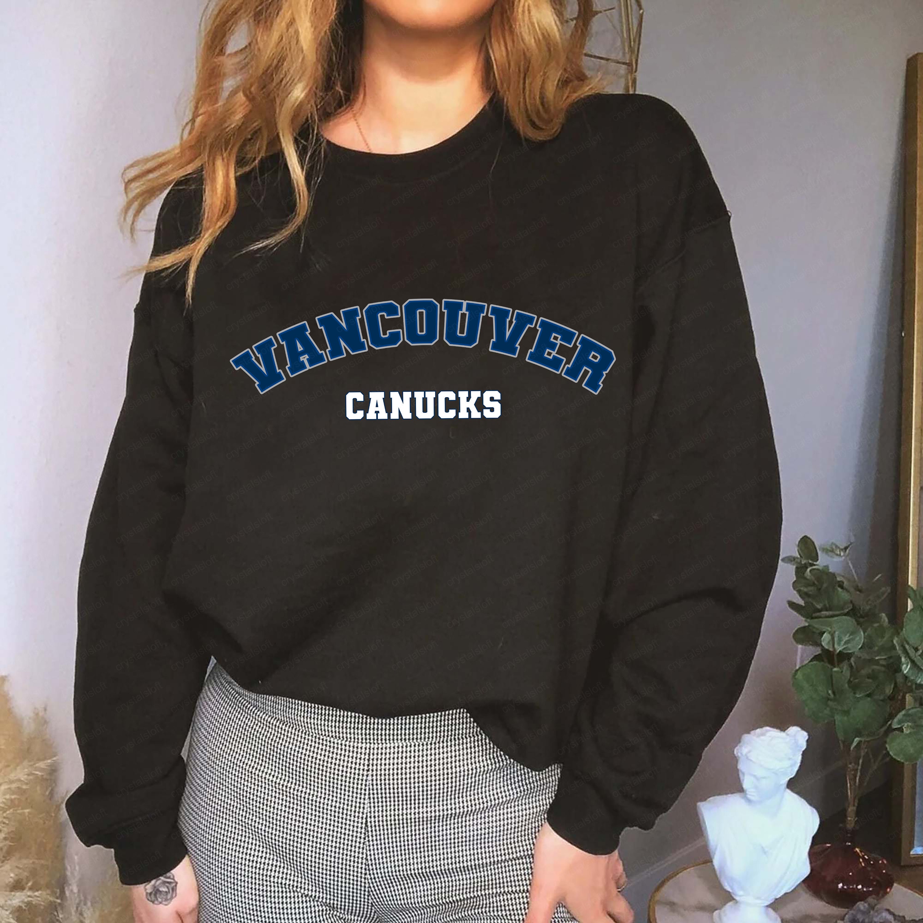 Vancouver Canucks Hockey Team Unisex Sweatshirt Vancouver Canucks Hockey Team Unisex Sweatshirt