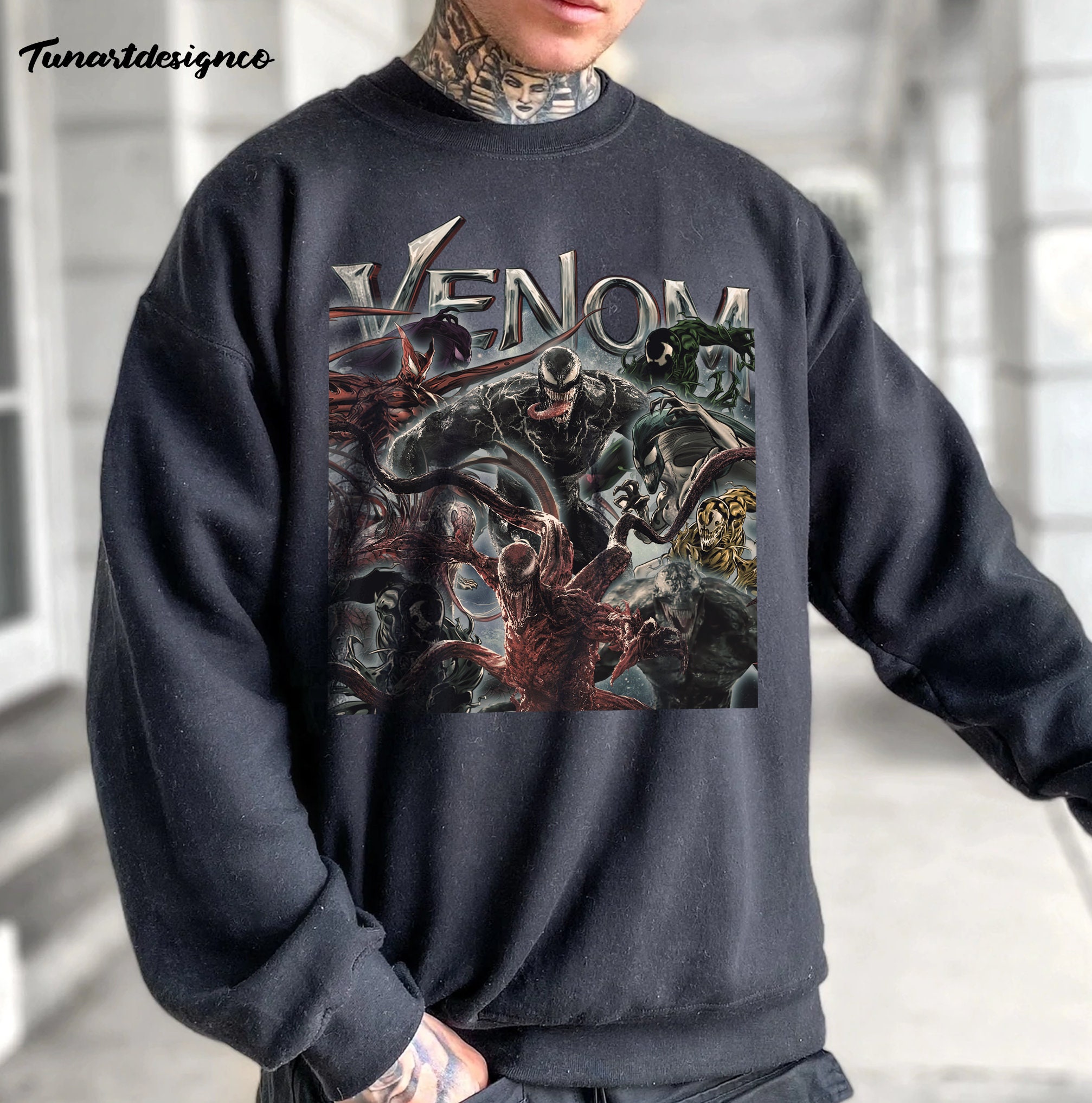 Venom Family Marvel Enemies Unisex T-Shirt Venom Family Marvel Enemies Unisex T-Shirt