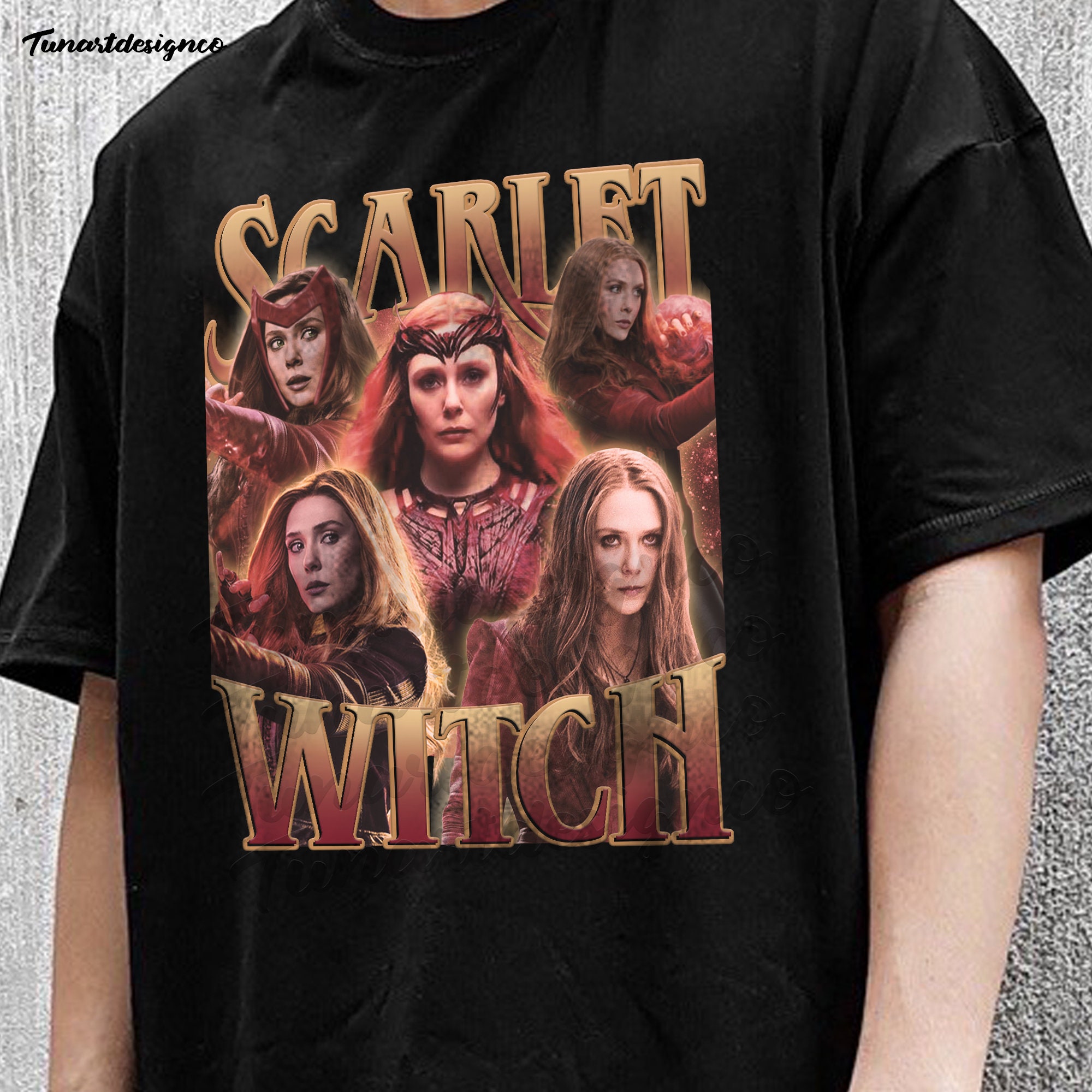 Vintage 90s Scarlet Witch Unisex Shirt Vintage 90s Scarlet Witch Unisex Shirt
