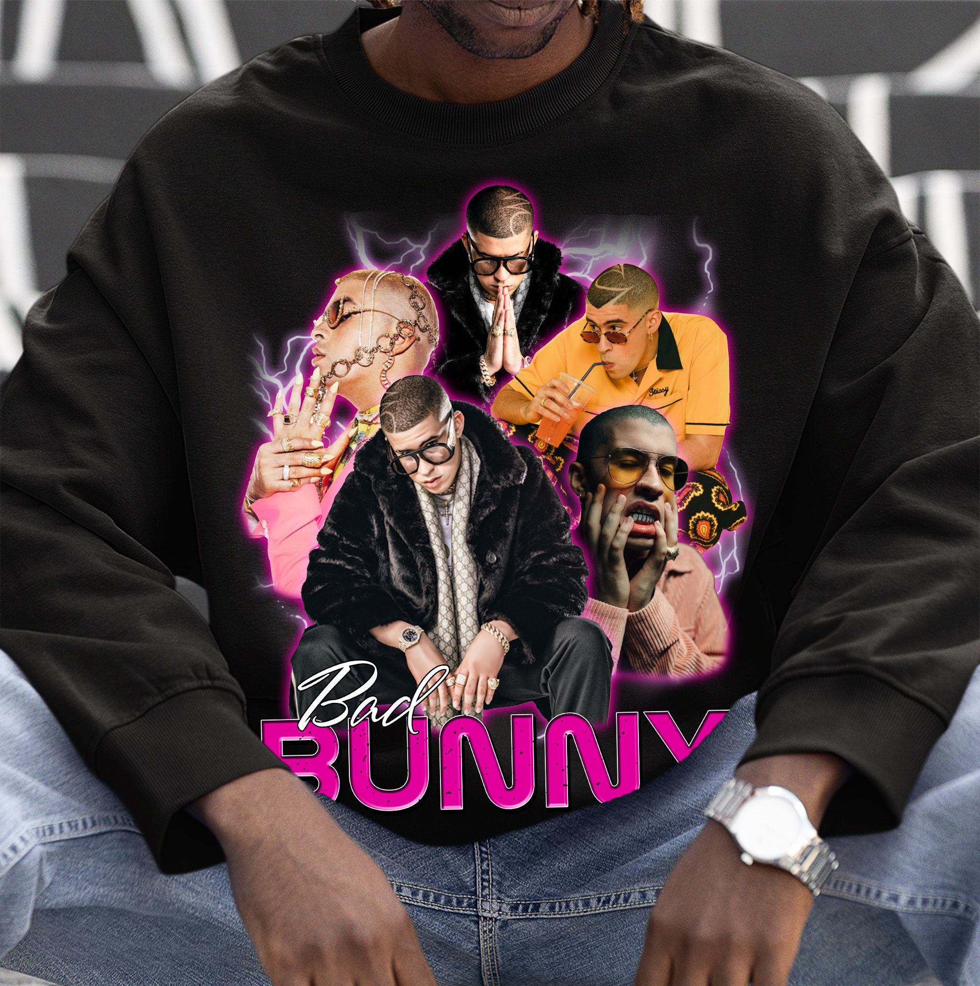 Vintage Art Bad Bunny Hip Hop Unisex T-Shirt Vintage Art Bad Bunny Hip Hop Unisex T-Shirt