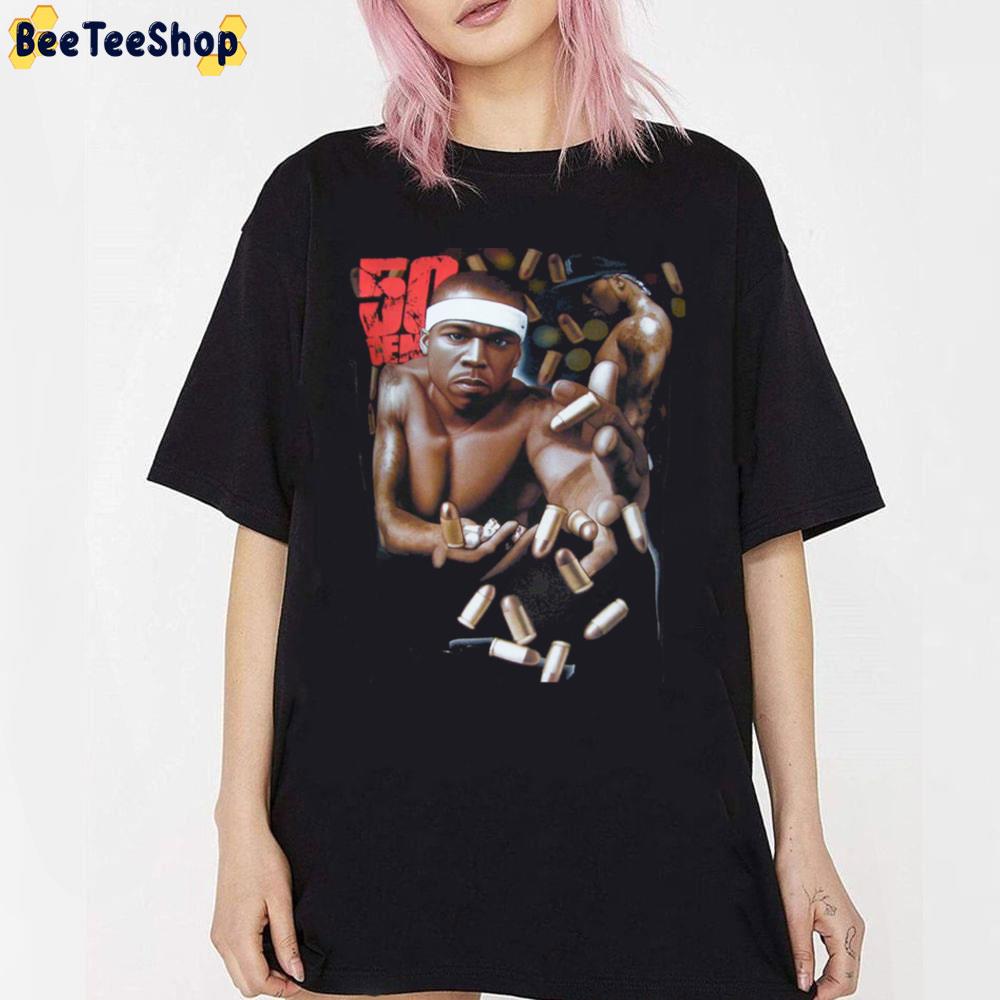 Vintage Art Bullet And 50 Cent Rapper Unisex T-Shirt Vintage Art Bullet And 50 Cent Rapper Unisex T-Shirt