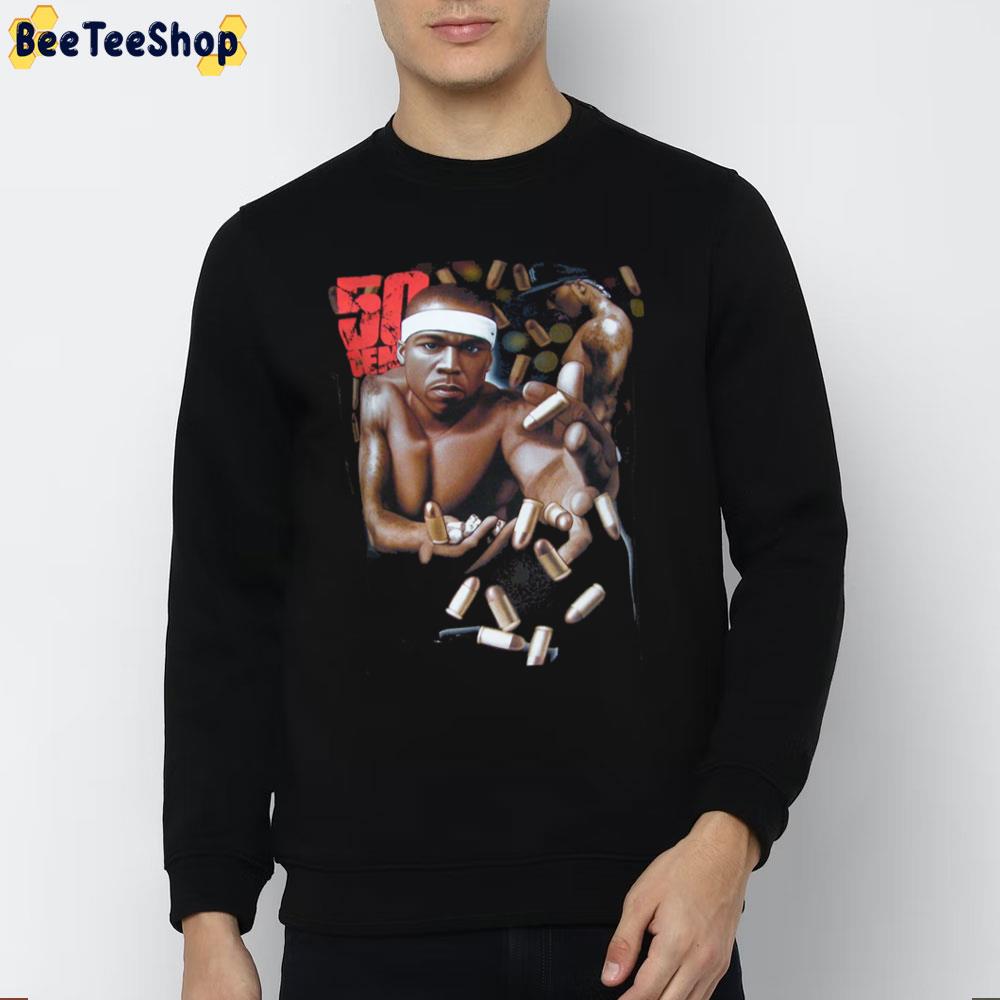 Vintage Art Bullet And 50 Cent Rapper Unisex T-Shirt Vintage Art Bullet And 50 Cent Rapper Unisex T-Shirt