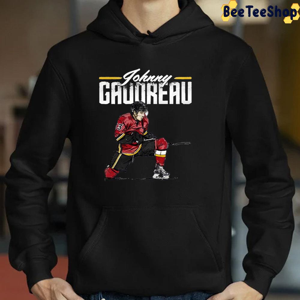 Vintage Art Johnny Gaudreau Calgary Flames Hockey Unisex T-Shirt Vintage Art Johnny Gaudreau Calgary Flames Hockey Unisex T-Shirt