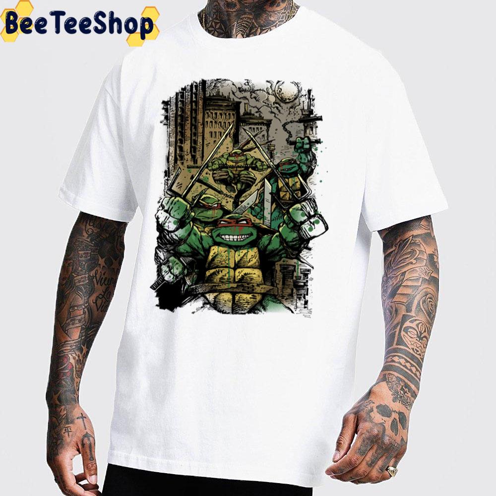 Vintage Art Tmnt Teenage Mutant Ninja Turtles Unisex T-Shirt Vintage Art Tmnt Teenage Mutant Ninja Turtles Unisex T-Shirt