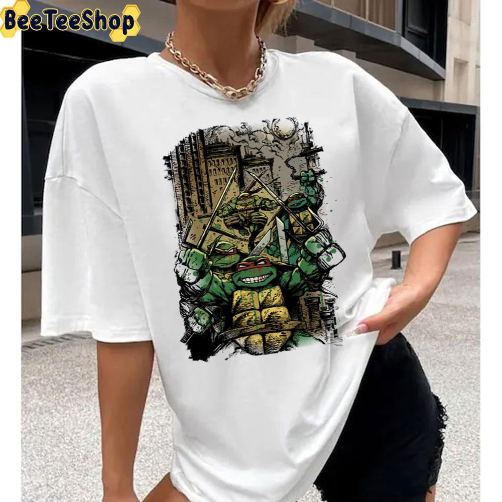 Vintage Art Tmnt Teenage Mutant Ninja Turtles Unisex T-Shirt Vintage Art Tmnt Teenage Mutant Ninja Turtles Unisex T-Shirt
