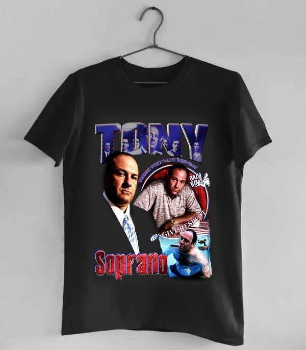 Vintage Art Tony Soprano Homage Unisex Shirt Vintage Art Tony Soprano Homage Unisex Shirt