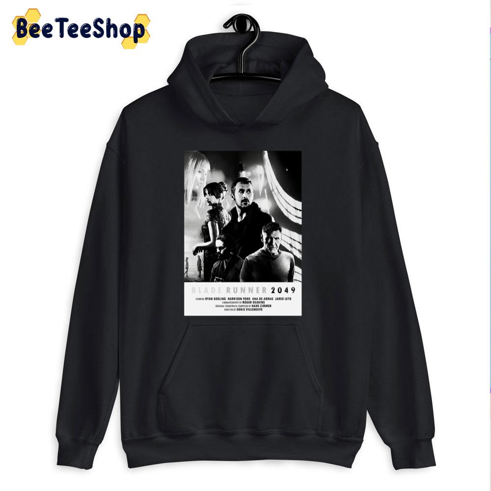 Vintage Blade Runner 2049 Black White Art Unisex T-Shirt Vintage Blade Runner 2049 Black White Art Unisex T-Shirt