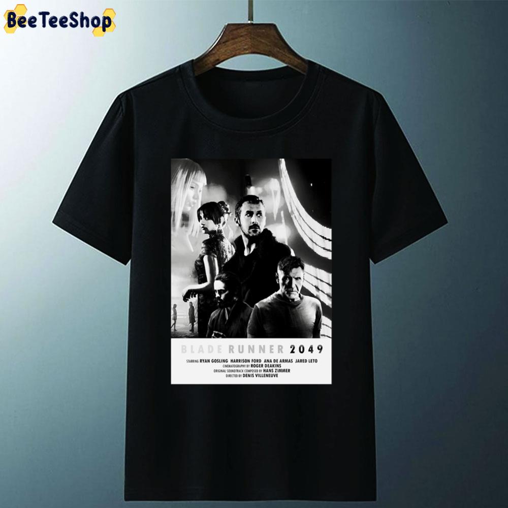 Vintage Blade Runner 2049 Black White Art Unisex T-Shirt Vintage Blade Runner 2049 Black White Art Unisex T-Shirt