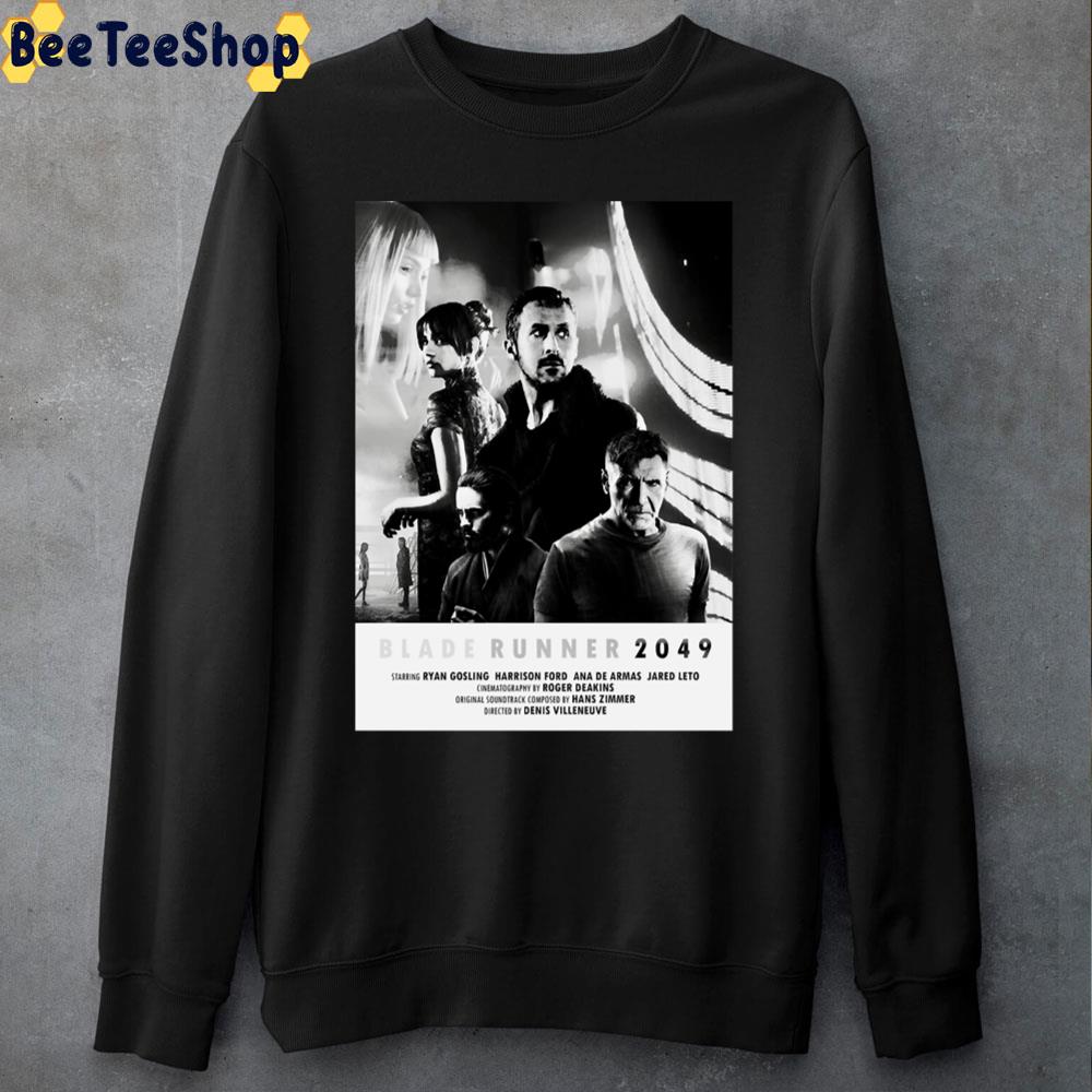 Vintage Blade Runner 2049 Black White Art Unisex T-Shirt Vintage Blade Runner 2049 Black White Art Unisex T-Shirt