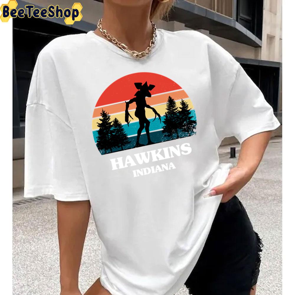 Vintage Demogorgon Hawkins Indiana Stranger Things Unisex T-Shirt Vintage Demogorgon Hawkins Indiana Stranger Things Unisex T-Shirt
