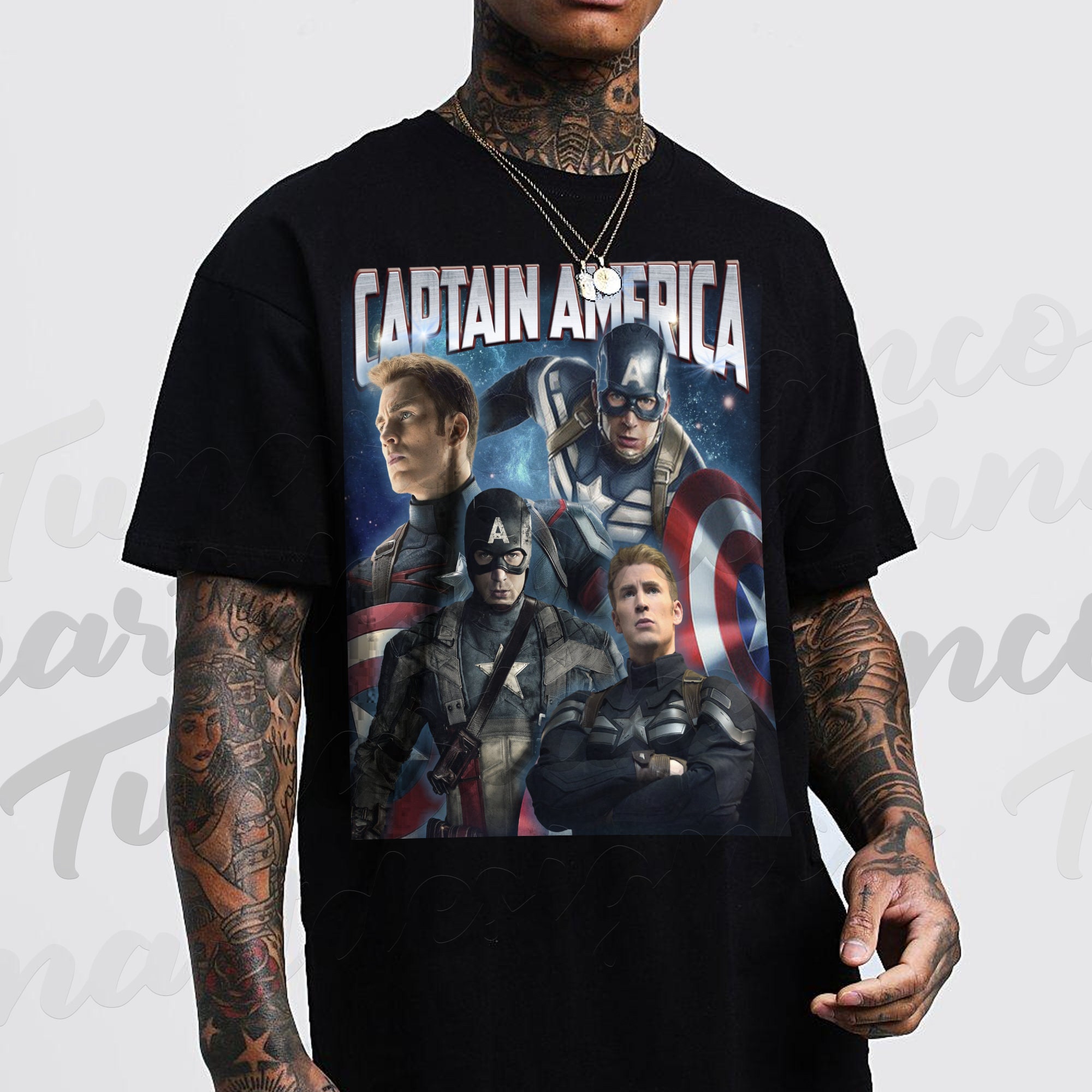Vintage Inspired Captain America Mcu Unisex Sweatshirt Vintage Inspired Captain America Mcu Unisex Sweatshirt