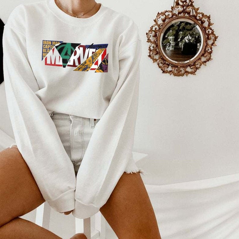 Vintage Marvel Fan Art Drawing Unisex Sweatshirt Vintage Marvel Fan Art Drawing Unisex Sweatshirt