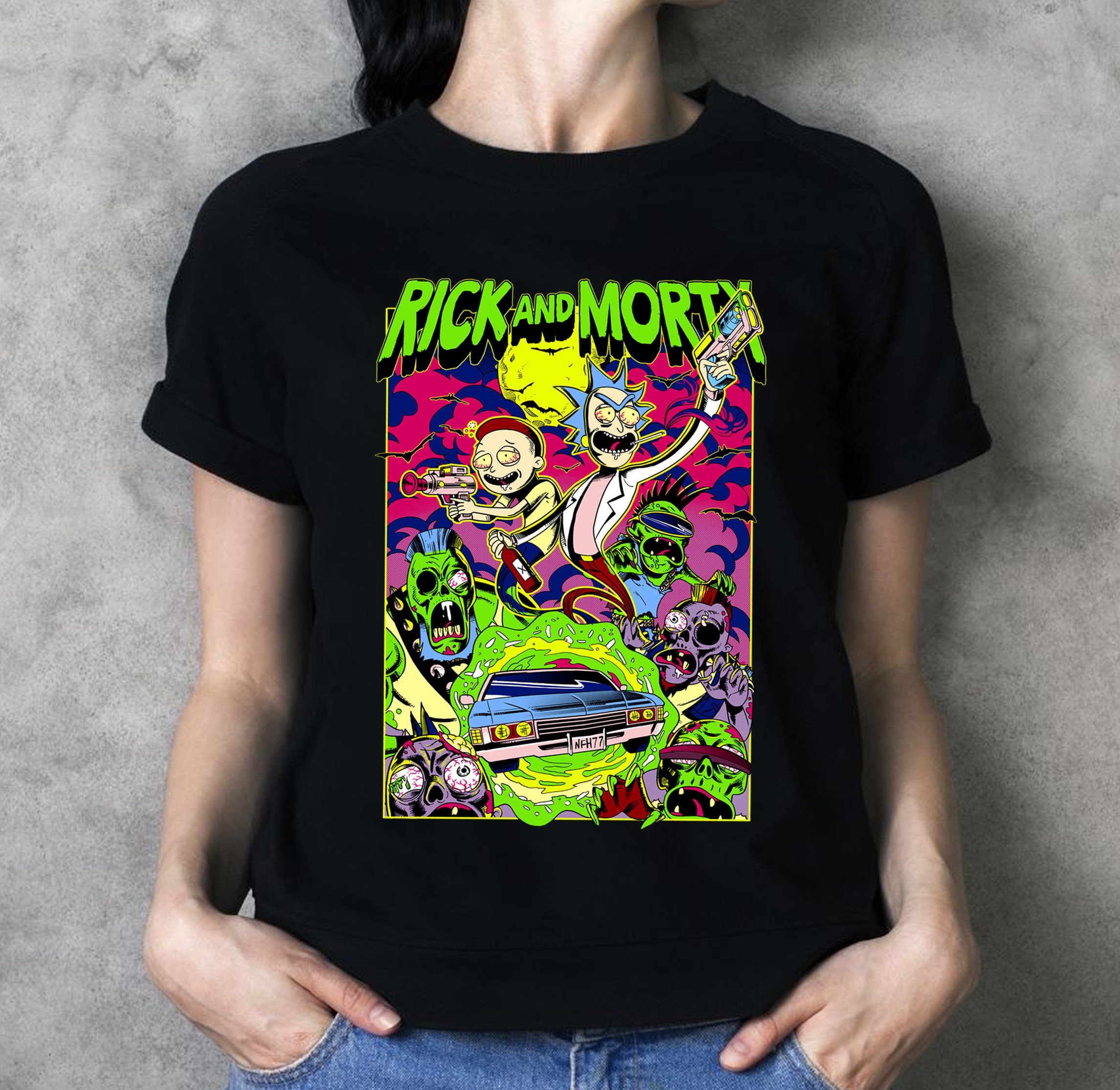 Vintage Rick And Morty Sitcom Cartoon Tv Series Unisex T-Shirt Vintage Rick And Morty Sitcom Cartoon Tv Series Unisex T-Shirt