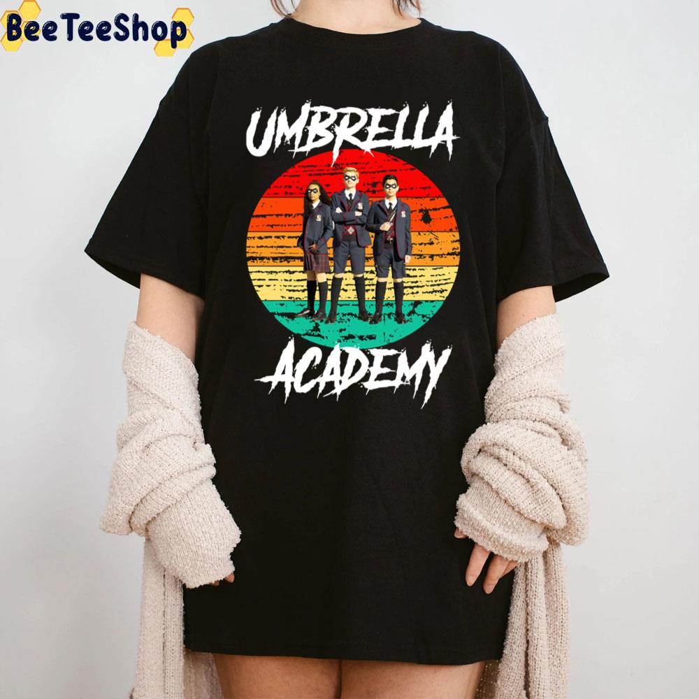 Vintage Sunset Design The Umbrella Academy Season 3 Movie Unisex T-Shirt Vintage Sunset Design The Umbrella Academy Season 3 Movie Unisex T-Shirt