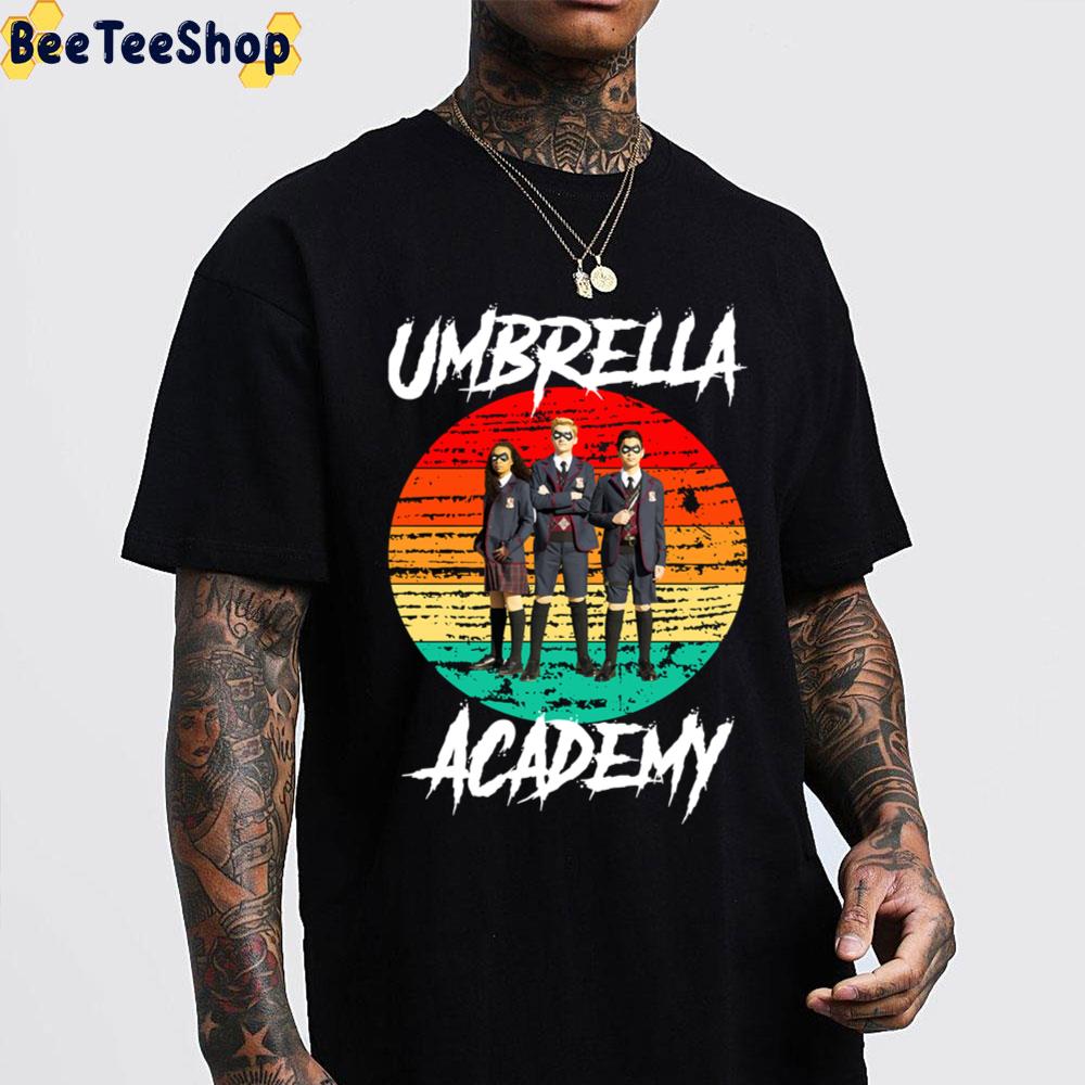 Vintage Sunset Design The Umbrella Academy Season 3 Movie Unisex T-Shirt Vintage Sunset Design The Umbrella Academy Season 3 Movie Unisex T-Shirt