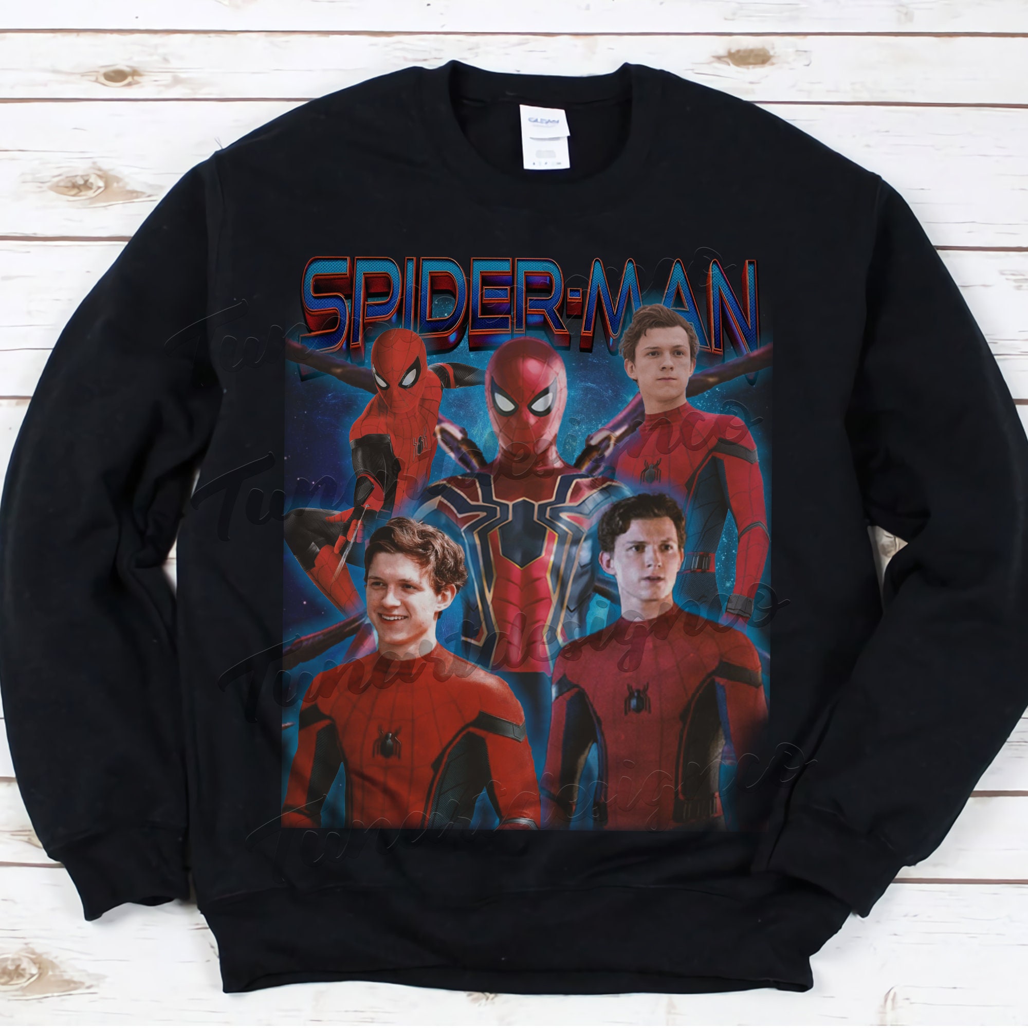 Vintage Tom Holland Spiderman Unisex Shirt Vintage Tom Holland Spiderman Unisex Shirt