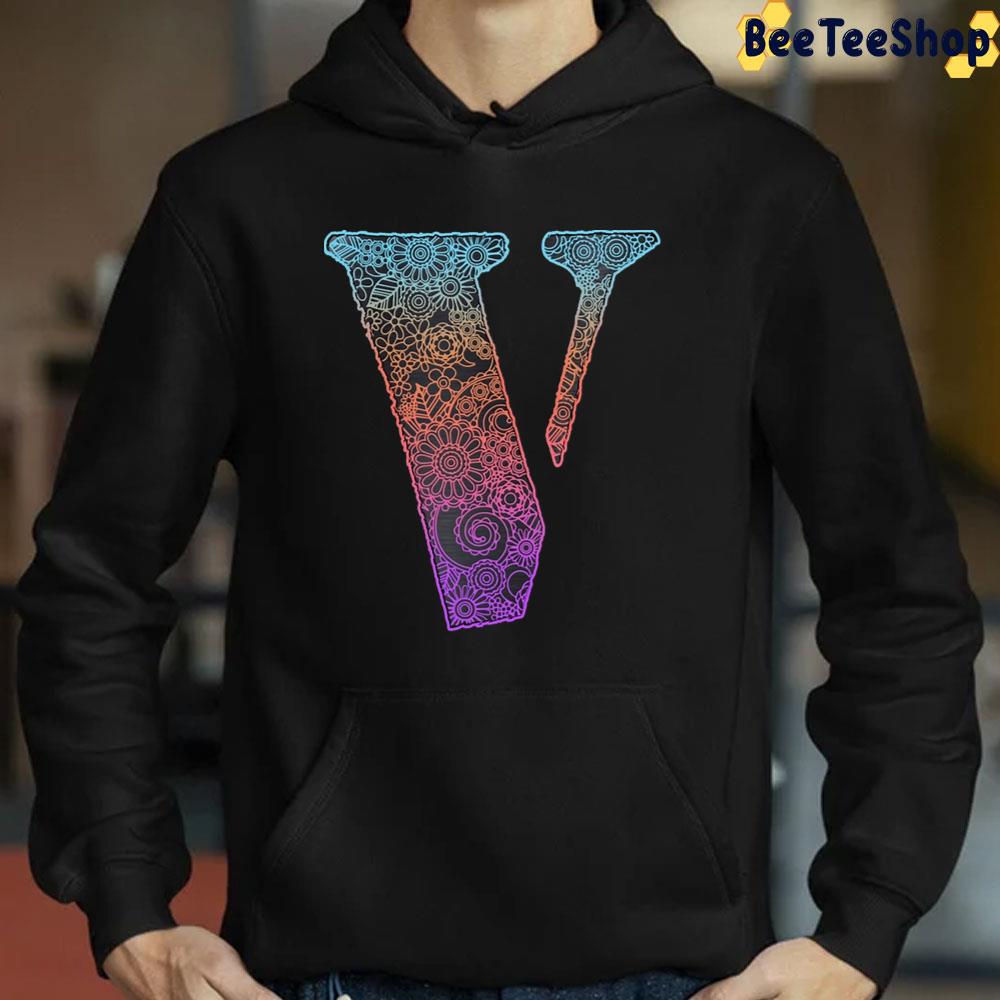 Vlone And Floral Motifs Cool Unisex T-Shirt Vlone And Floral Motifs Cool Unisex T-Shirt