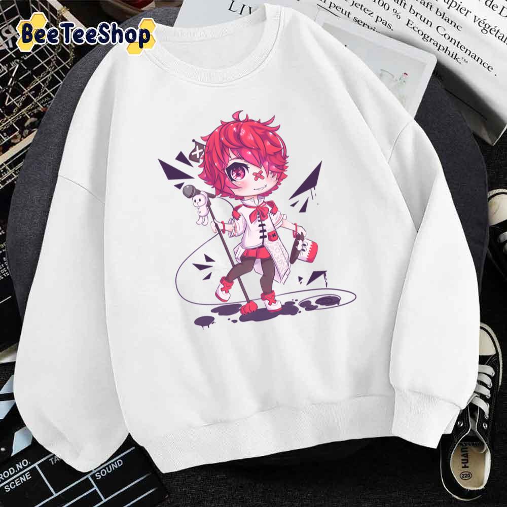 Vocaloid Fukase Chibi With Microphone Unisex T-Shirt Vocaloid Fukase Chibi With Microphone Unisex T-Shirt