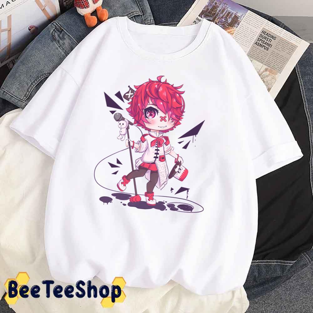 Vocaloid Fukase Chibi With Microphone Unisex T-Shirt Vocaloid Fukase Chibi With Microphone Unisex T-Shirt