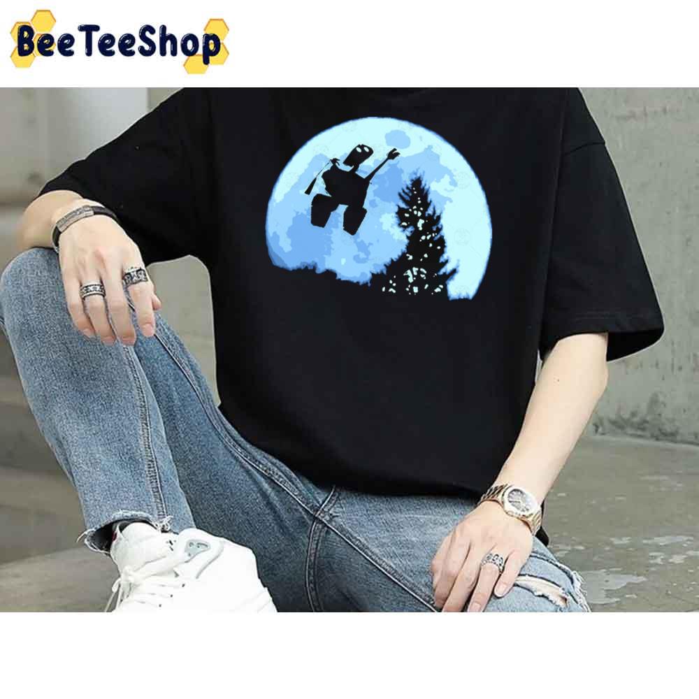 Wall-E Flying Blue Moon Unisex T-Shirt Wall-E Flying Blue Moon Unisex T-Shirt