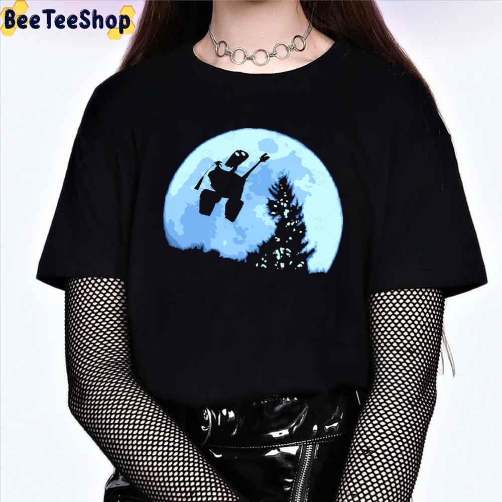 Wall-E Flying Blue Moon Unisex T-Shirt Wall-E Flying Blue Moon Unisex T-Shirt