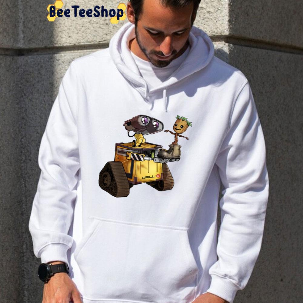 Wall-E Groot We Are Friends Unisex T-Shirt Wall-E Groot We Are Friends Unisex T-Shirt