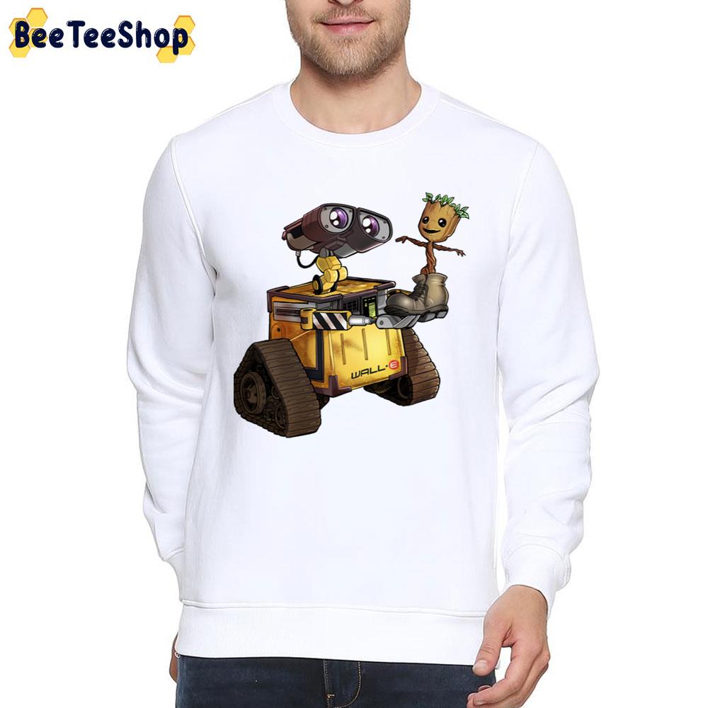 Wall-E Groot We Are Friends Unisex T-Shirt Wall-E Groot We Are Friends Unisex T-Shirt