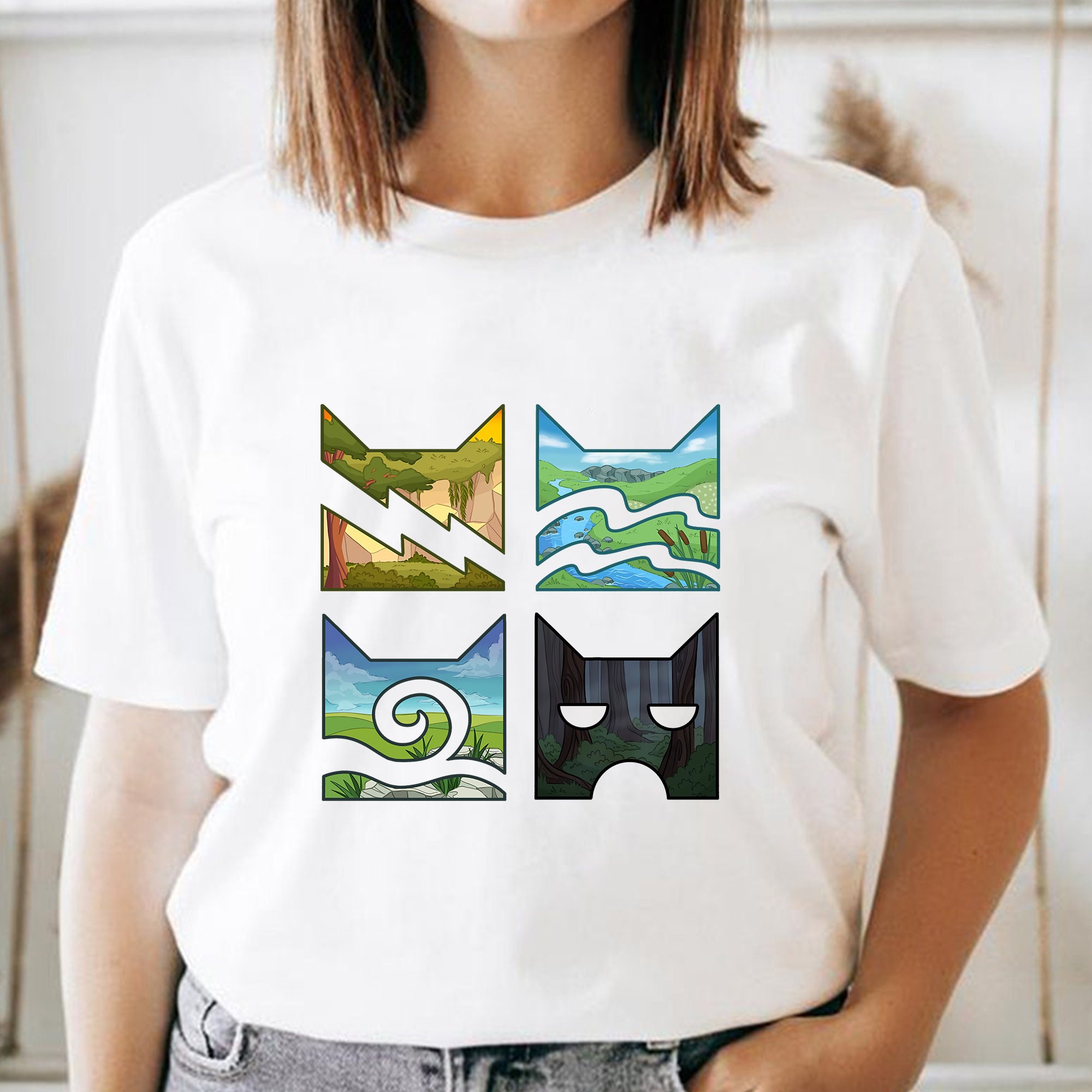 Warrior Cats Clans Riverclan Unisex T-Shirt Warrior Cats Clans Riverclan Unisex T-Shirt