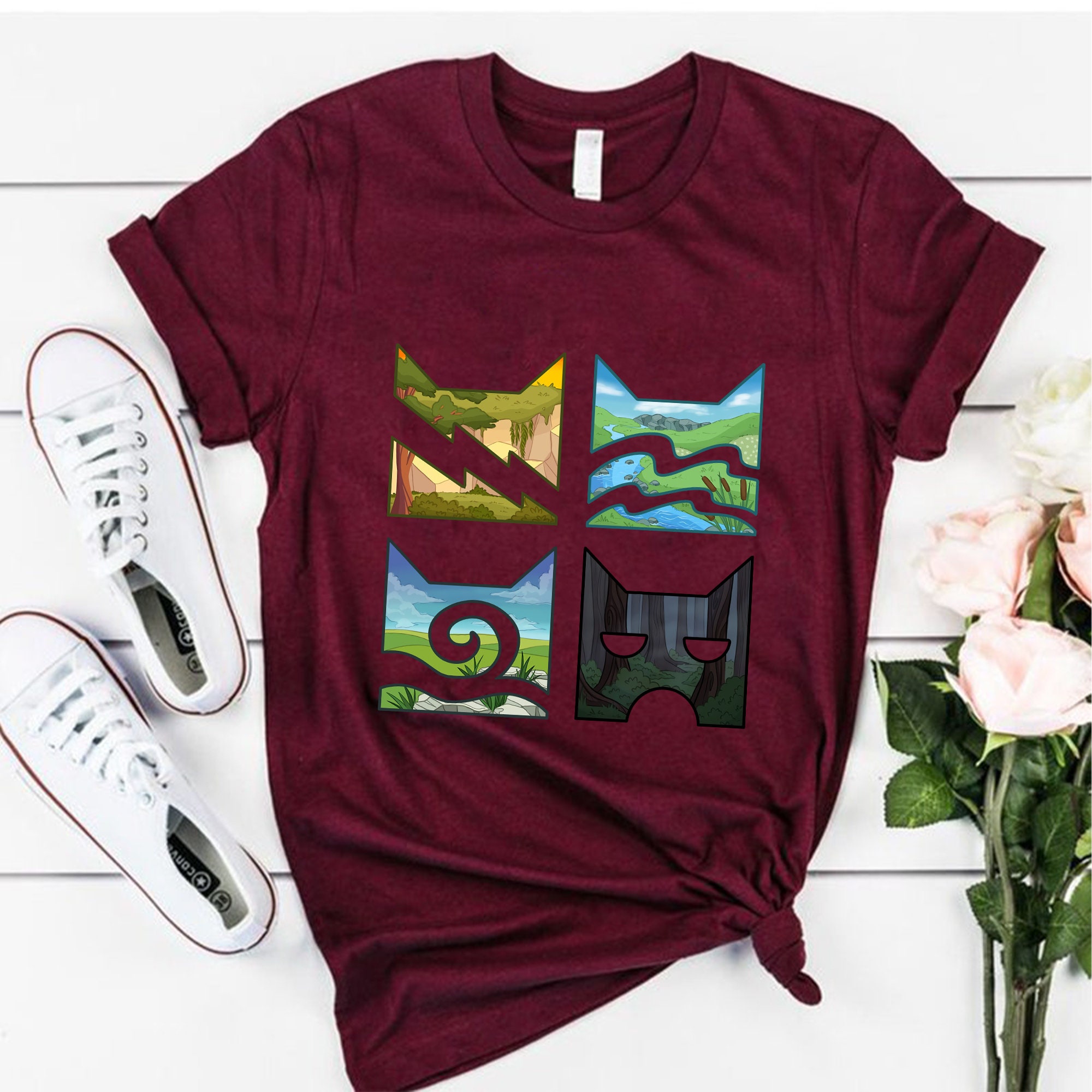 Warrior Cats Clans Riverclan Unisex T-Shirt Warrior Cats Clans Riverclan Unisex T-Shirt