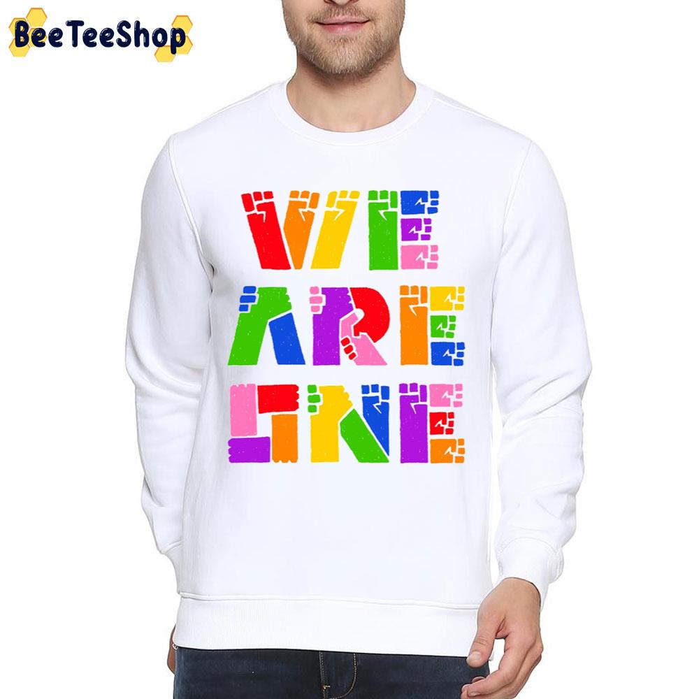 We Are One Pride Graphic Pride Month Unisex T-Shirt We Are One Pride Graphic Pride Month Unisex T-Shirt