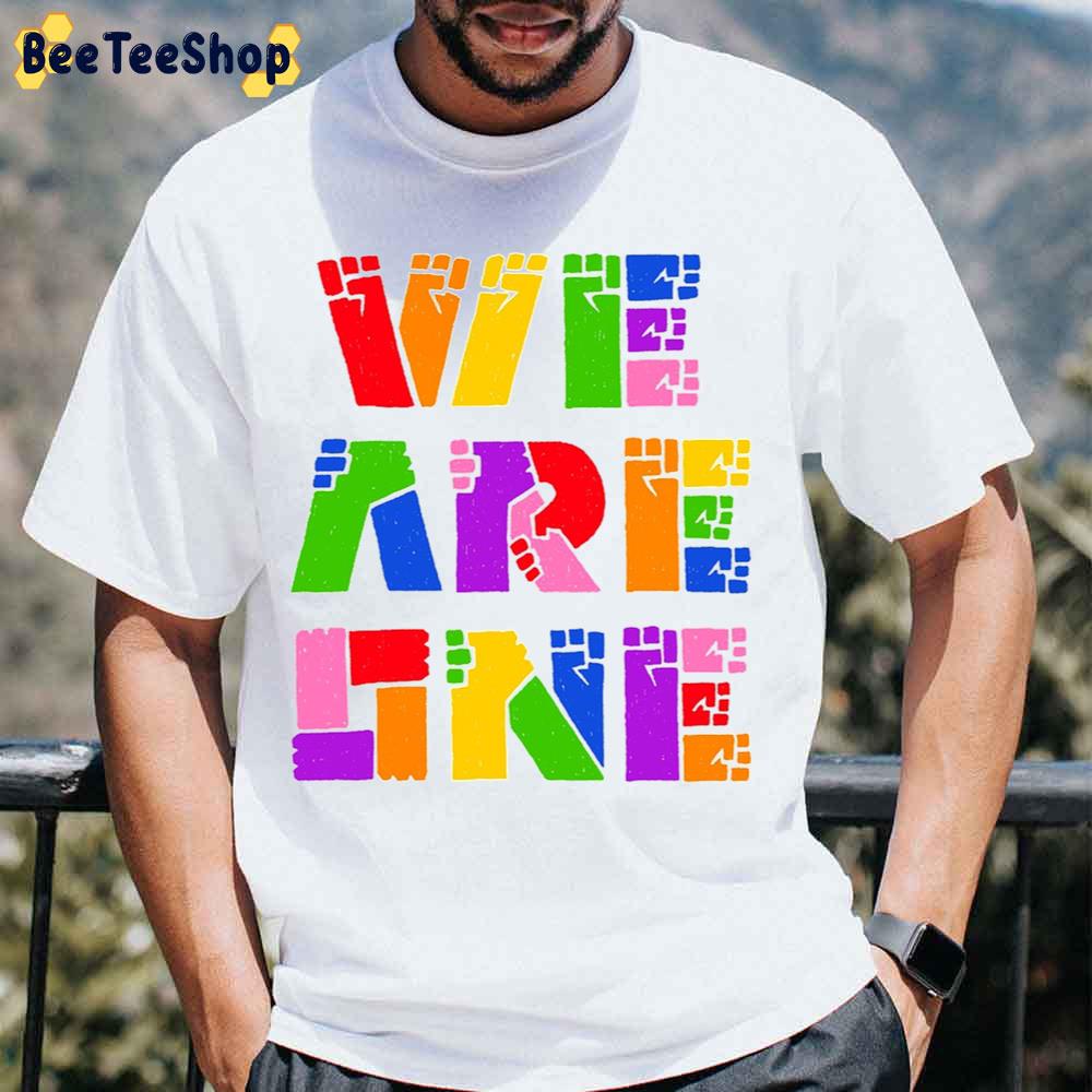 We Are One Pride Graphic Pride Month Unisex T-Shirt We Are One Pride Graphic Pride Month Unisex T-Shirt