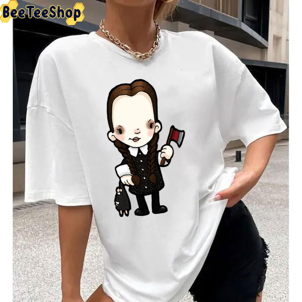 Wednesday Girl Holding An Ax Unisex T-Shirt Wednesday Girl Holding An Ax Unisex T-Shirt
