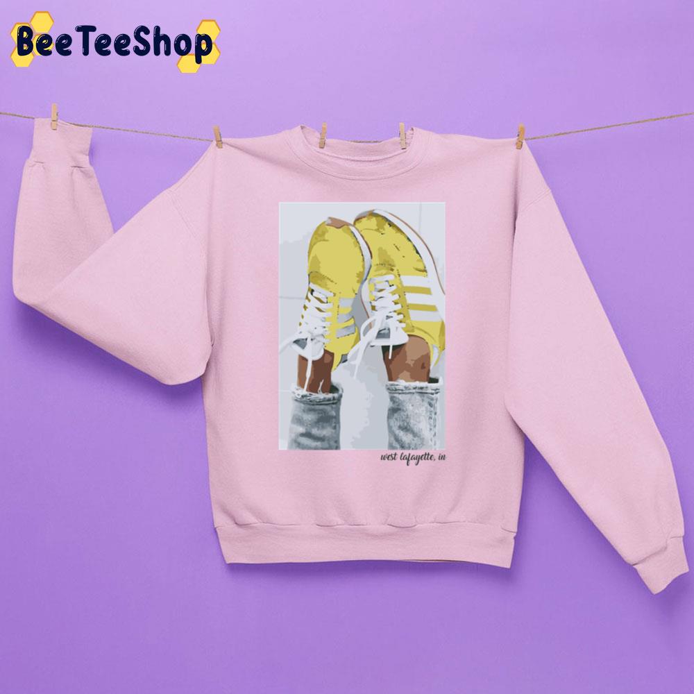 West Lafayette In Shoes Art Unisex Sweatshirt West Lafayette In Shoes Art Unisex Sweatshirt
