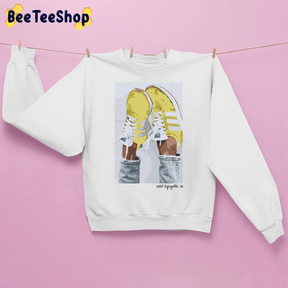 West Lafayette In Shoes Art Unisex Sweatshirt West Lafayette In Shoes Art Unisex Sweatshirt