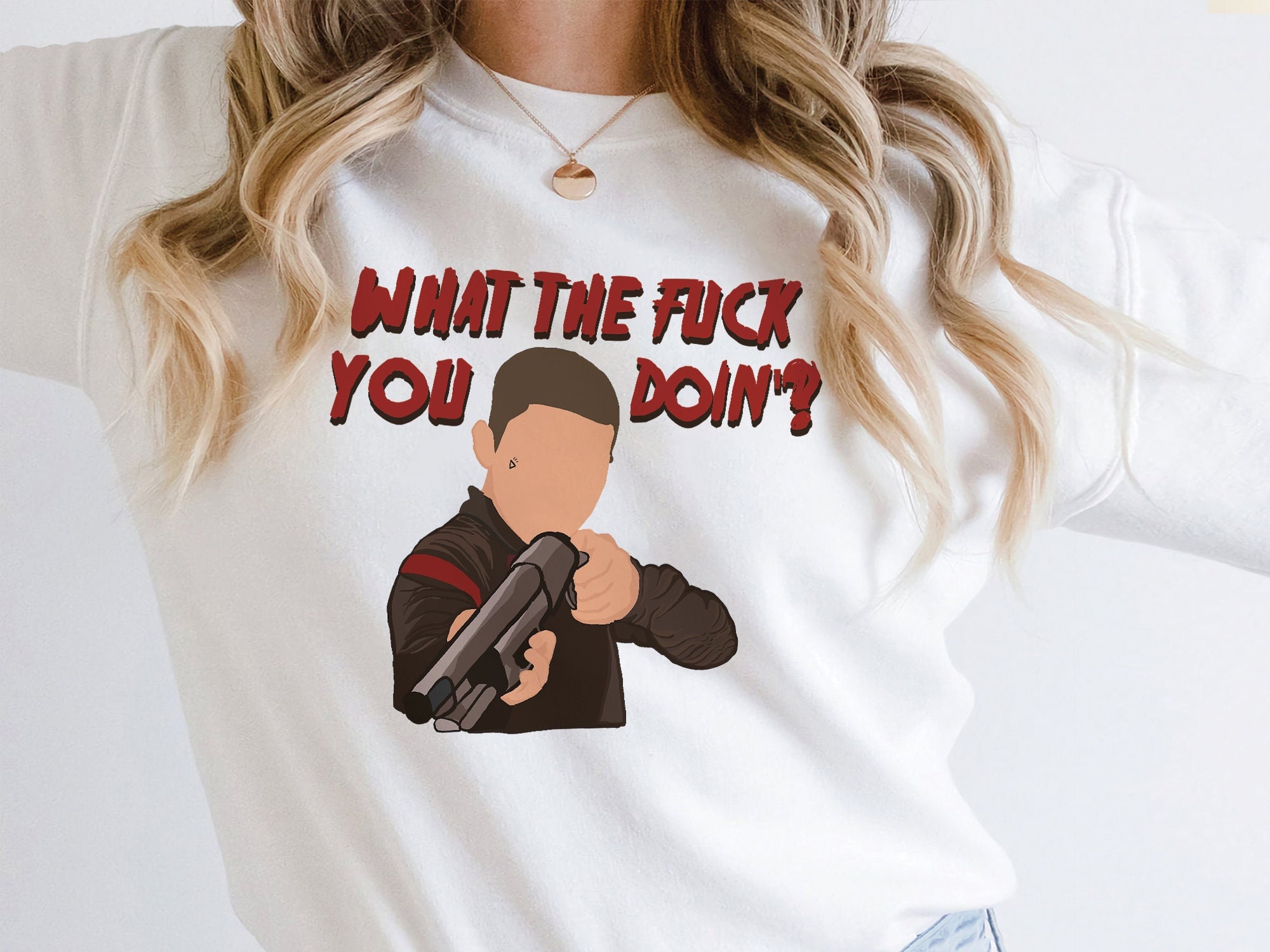 What The Fuck You Doing Unisex Sweatshirt What The Fuck You Doing Unisex Sweatshirt