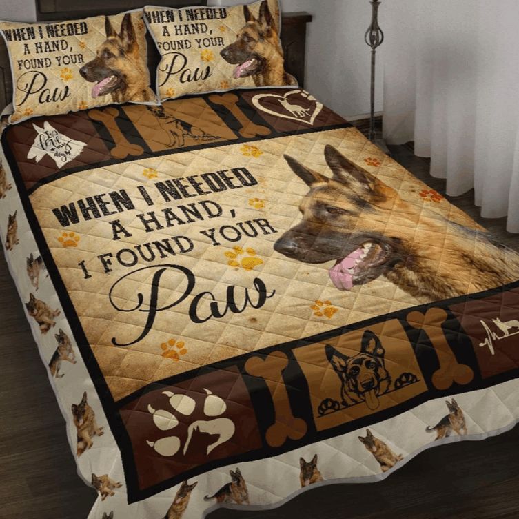 When I Needed A Hand German Shepherd Cotton Bedding Sets When I Needed A Hand German Shepherd Cotton Bedding Sets