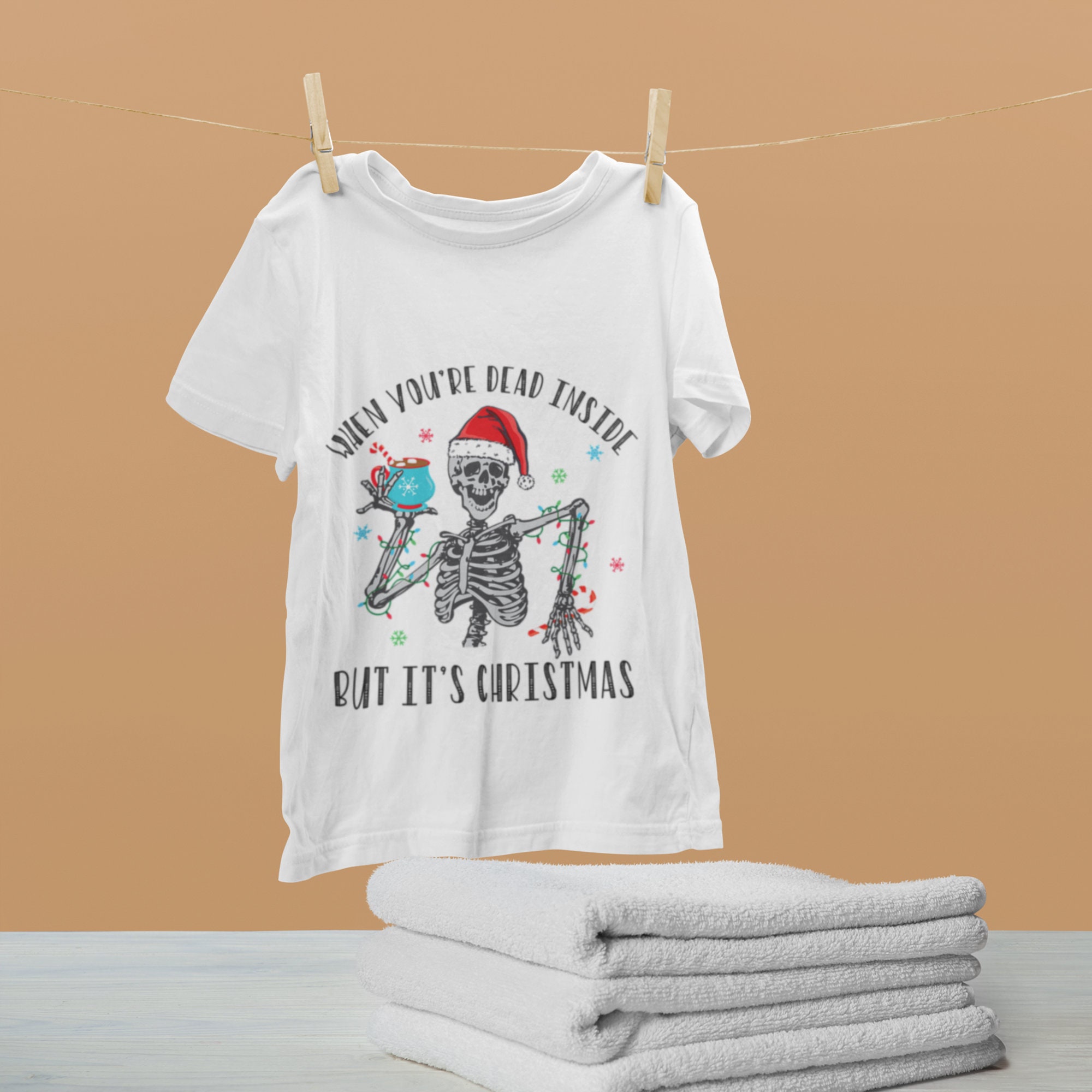 When You're Dead Inside But It's Christmas Season Funny Christmas Unisex Sweatshirt When You're Dead Inside But It's Christmas Season Funny Christmas Unisex Sweatshirt