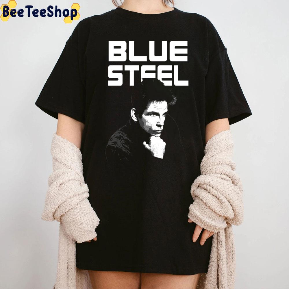 White Art Blue Steel Unisex T-Shirt White Art Blue Steel Unisex T-Shirt