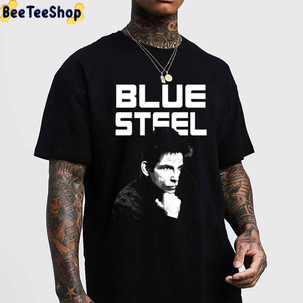 White Art Blue Steel Unisex T-Shirt White Art Blue Steel Unisex T-Shirt
